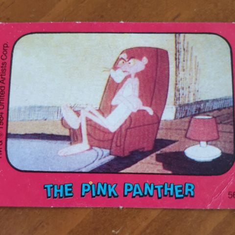 Pink Panter kort fra 1984
