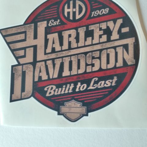 Harley Davidson klistremerke