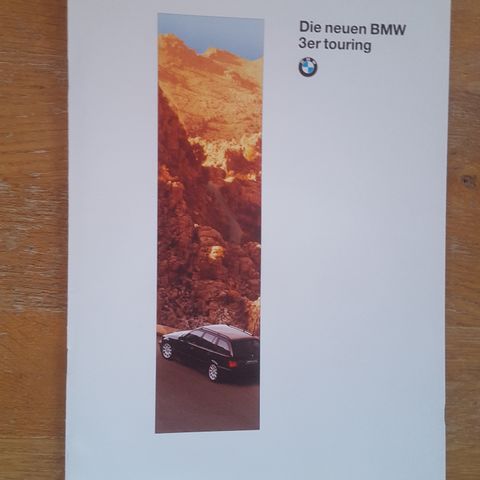Brosjyre BMW 320i, 328i, 318tds og 325tds Touring (E36) 1995