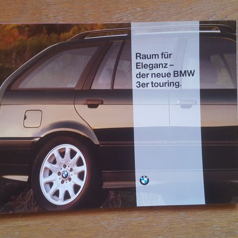 Brosjyre BMW 3-serien Touring E36 utgave 2/1994