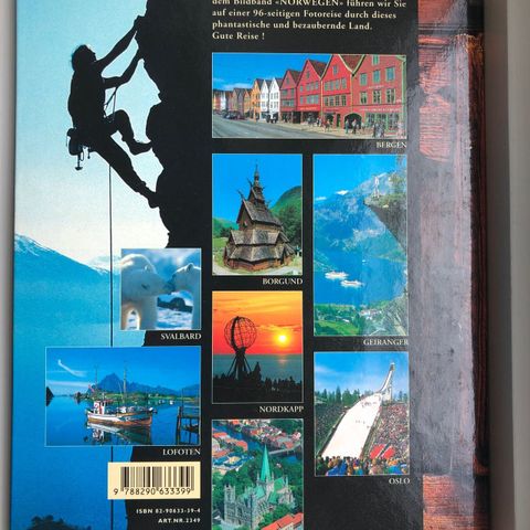 Vintage bok om Norge - for turister på sightseeing - norsk tekst, som ny :)