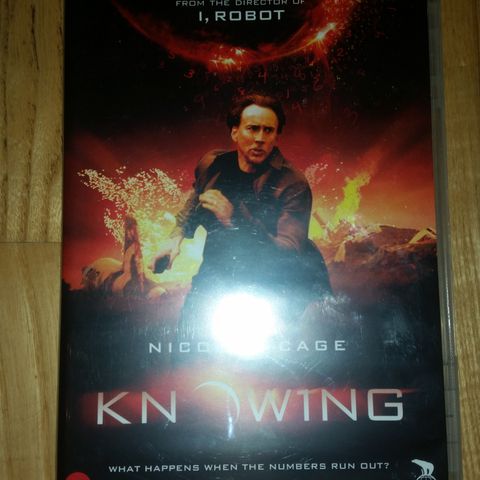 Knowing. DVD ( Nicolas Cage )