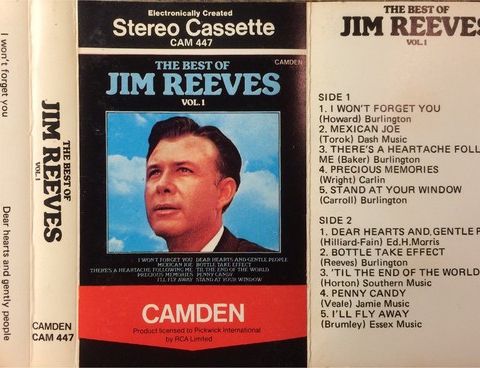 Jim Reeves – The Best Of Jim Reeves Vol. 1 ( Cass, Comp)