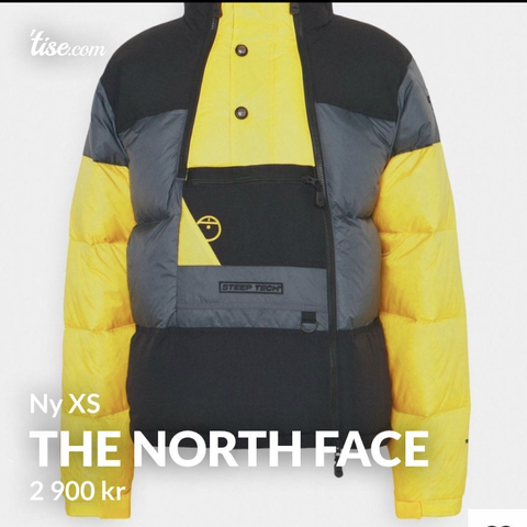 Helt ny! GUL: The North Face Jakke Unisex