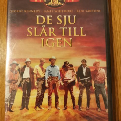 De sju slår till igen (DVD, ny i plast)