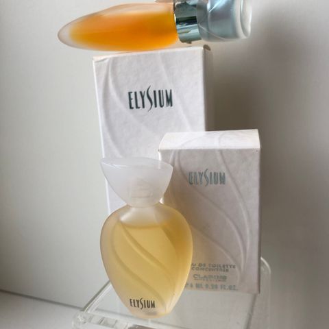 2 Vintage ELYSIUM miniatyrer fra Clarins