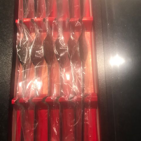 6 stk hummer gafler fra Japan, ikke brukt i eske.