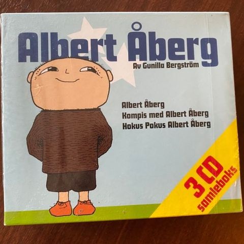 3-CD BOKS MED ALBERT ÅBERG SELGES KR 100, FORSEGLET