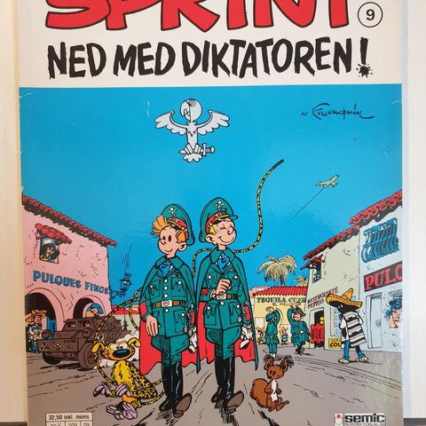 Sprint nr 9 Ned med diktatoren 1 opplag 1988