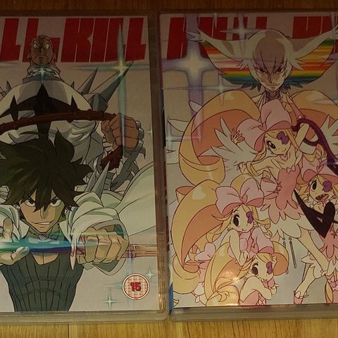 Kill la kill anime dvd part 2 & 3 selges samlet!