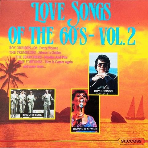 Various – Love Songs Of The 60's - Vol 2, 1989