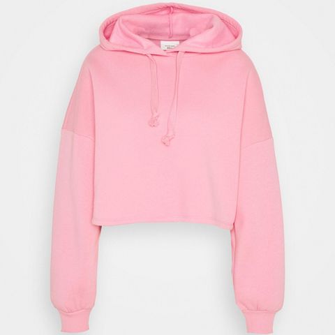 Rosa cropped hoodie hettegenser