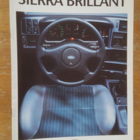 Brosjyre Ford Sierra Brillant 1993