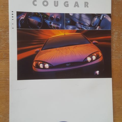 Brosjyre Ford Cougar 1999