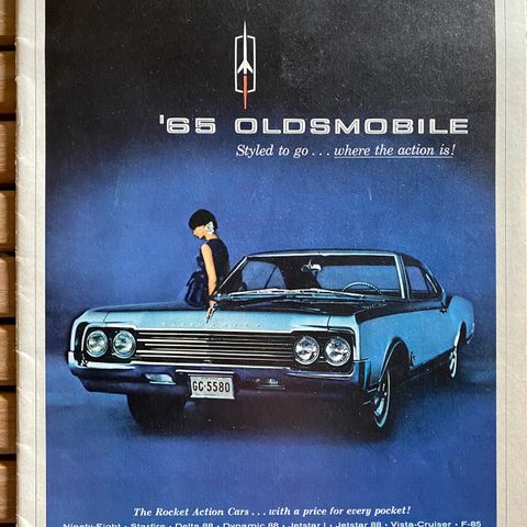 1965 Oldsmobile brosjyre