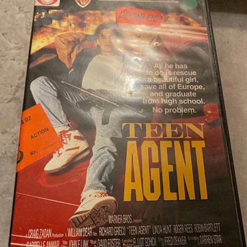 Teen agent. Vhs big box.