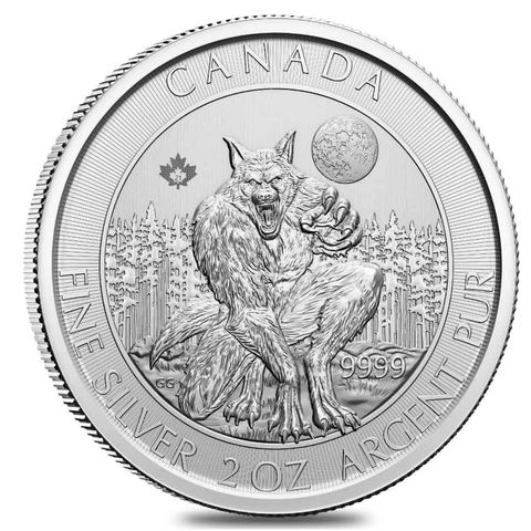 2021 Royal Canadian Mint | Creatures of the North Werewolf 2 OZ