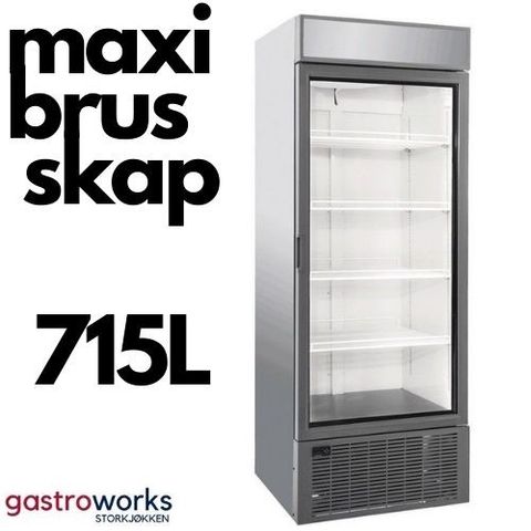 MAXI Bruskjøleskap - Brusskap - Kjøleskap - 715L - Gastroworks