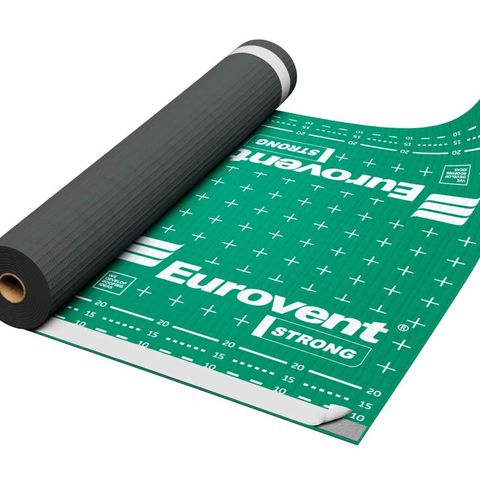 Eurovent® STRONG 4-lag Diffusjonsåpent armert undertak med 2 limkanter 1800kr