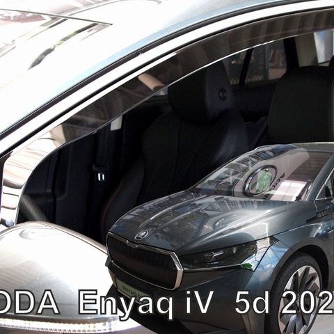 Vindavvisere Skoda Enyaq iV. Panserbeskytter og Bakfangerbeskytter.