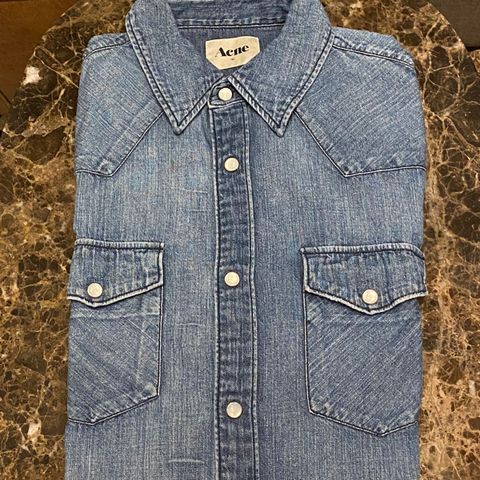 Acne denim skjorte