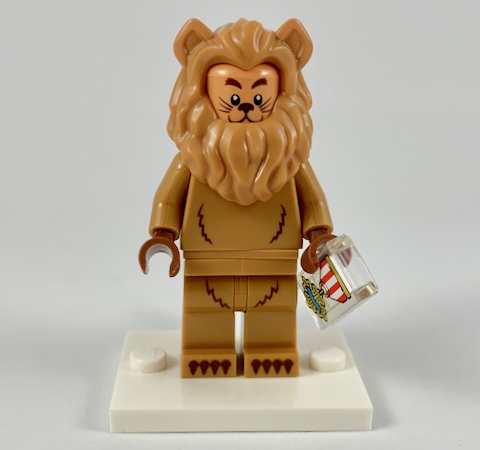 100% Ny Lego Movie 2 CMF minifigur Cowardly Lion (ikke satt sammen)