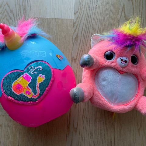 Som ny / Rainbocorns - Big Hair Surprise / leker / Ubrukt plush. Bare åpnet Stor