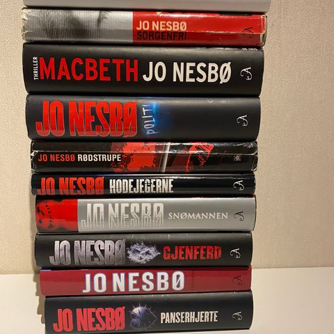 Jo Nesbø (innbundet) - 9 bøker