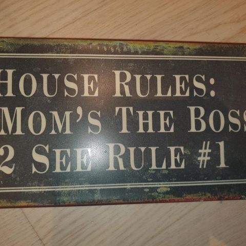 Dekorskilt House Rules