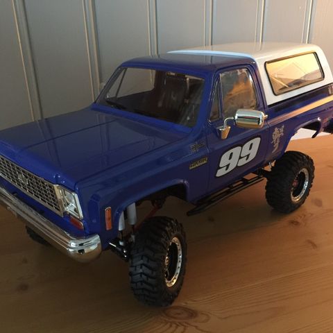 Ny RC4WD Chevrolet Blazer 4x4 i skala 1:10, oppgradert og komplett !