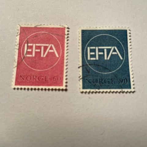 Norske frimerker 1967