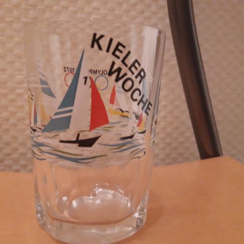 Kieler Woche/ Olympiade 1972 glass