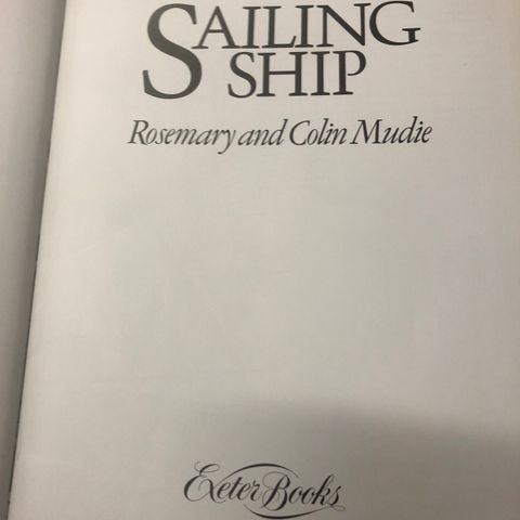 Sailing ship by Rosemary and Colin Mudie til salgs.