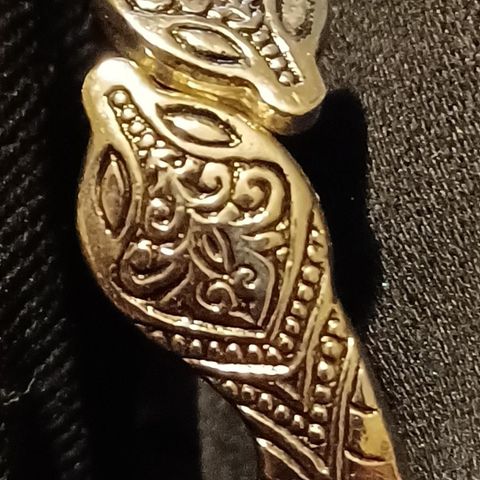 Art deco stil dobbelthodet slanget , armbånd  dobbelthodet tiger, dragen