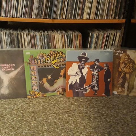 PENT BEHANDLEDE VINYL LP PLATER SELGES. Del 2. F-G-H-I-J.