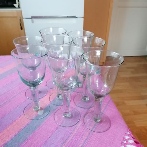 Vintage/retro - 6  veldig anvendelige glass selges