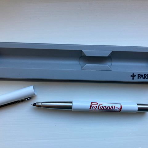 Vintage Parker kulepenn / roller penn - ikke brukt