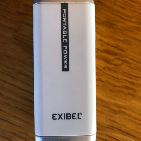 Vintage Exibel powerbank - nødlader med batteri