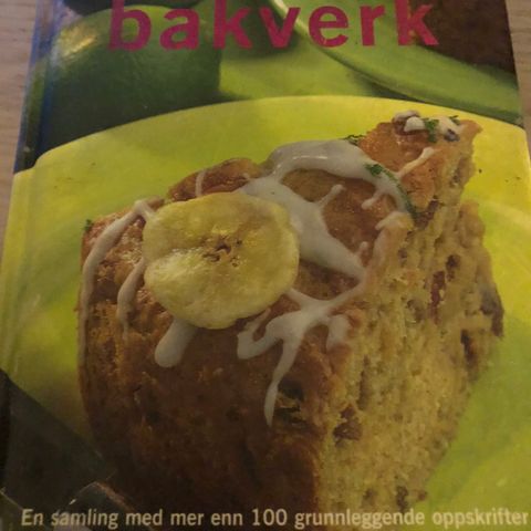 Boken Fristende bakverk til salgs.