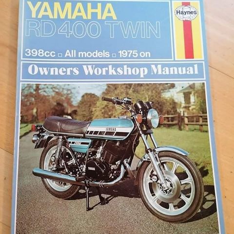 Yamaha RD 400 verkstedbok .