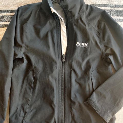 Peak Performance, Gore tex, sort skall/regnjakke