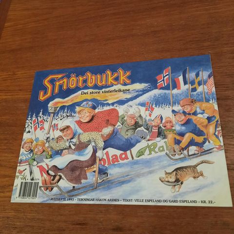 Smørbukk- Julehefte 1993- Dei store vinterleikane