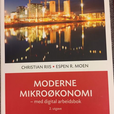 Moderne Mikro økonomi boka