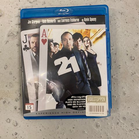 21 på blu-ray