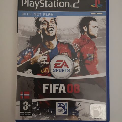 Komplett FIFA 08 til Playstation 2