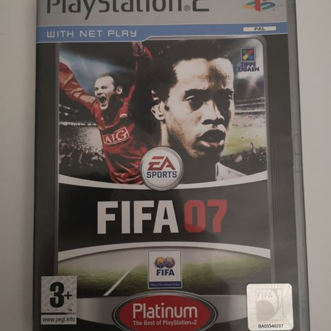Komplett FIFA 07 til Playstation 2(PS2)
