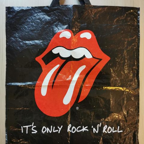 Kul plastpose - Dressmann - It's only rock 'n' roll - 43 x 45 cm