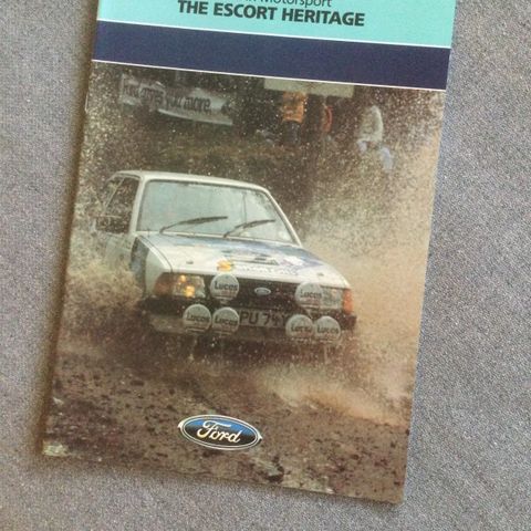 Ford motorsport «The Escort Heritage» Retro 80 tallet