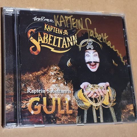 Kaptein Sabeltanns Gull - CD - Terje Formoe - Signert