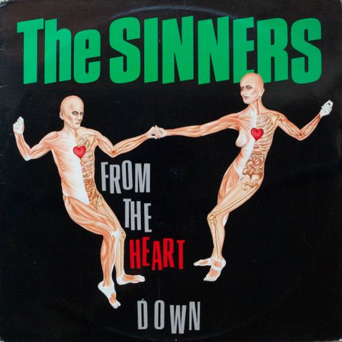 LP The Sinners - From The Heart Down 1987 Sweden